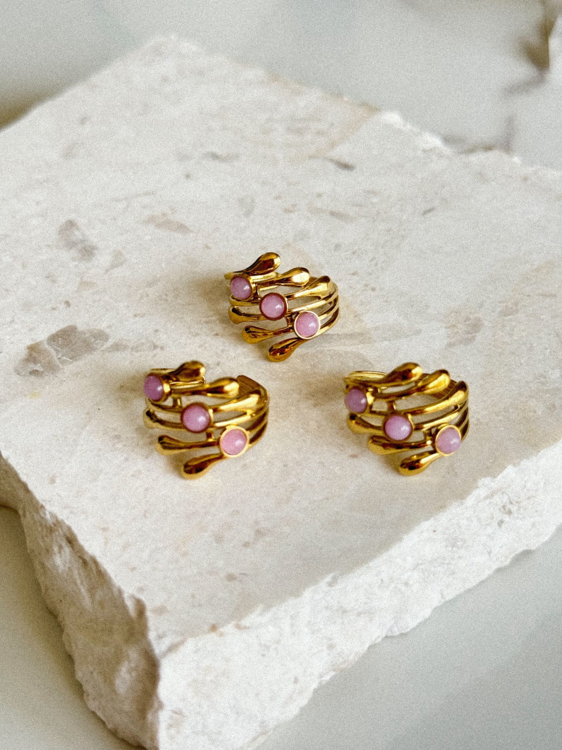 “Pink Thunder Ring”