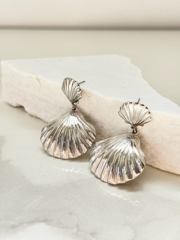 “Double Shell Earrings” - Image 3