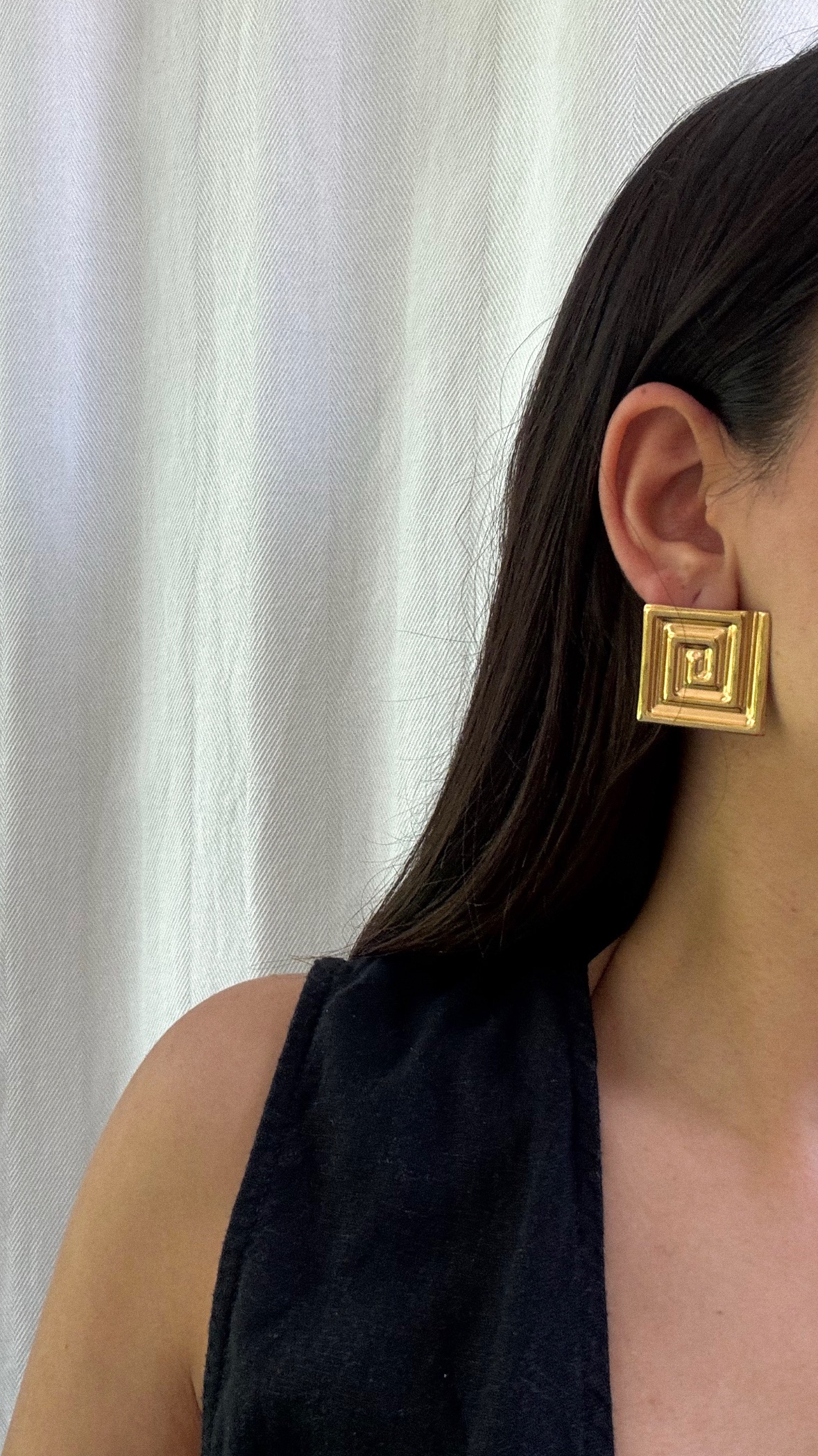 “Golden Labyrinth Clip-on” - Image 2