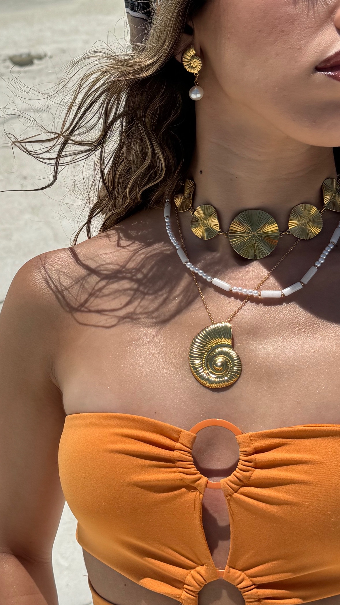 "Caribbean Shell Necklace” - Image 3