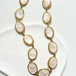 “Marcella White Choker”